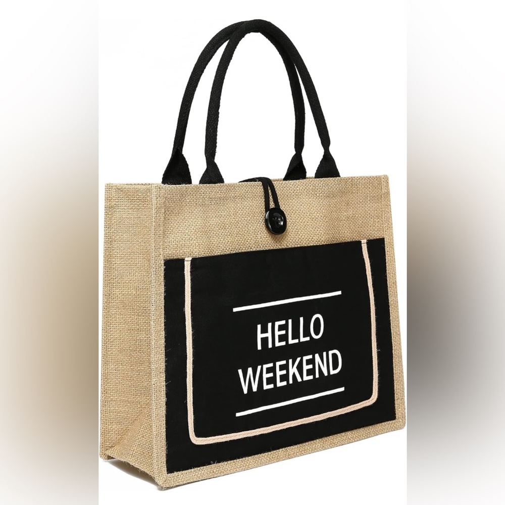 Brand new Hello weekend tote bag